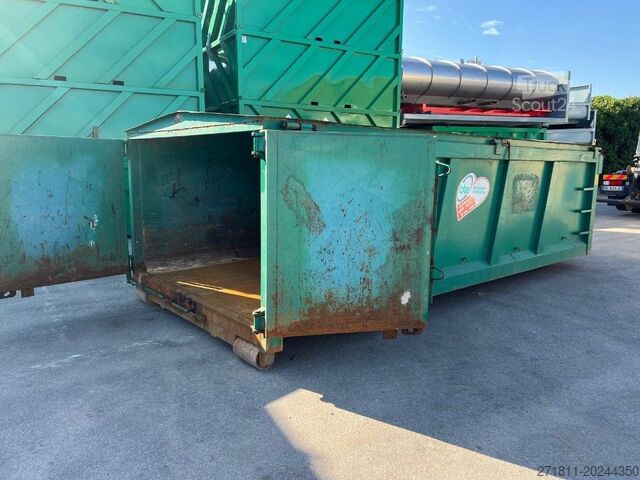 Afzetcontainer  CONTAINER SCARRABILE USATO CON COPERCHIO