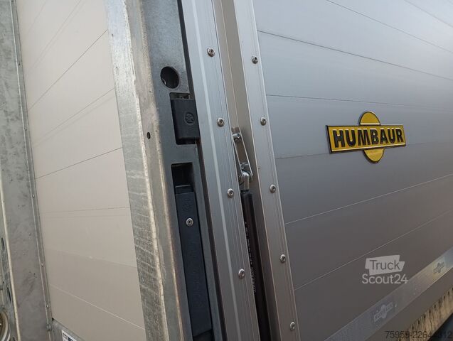 Açık dorseli römork HUMBAUR Baustoff HD187124 7,1mBordwand eloxiert+VERZINKT