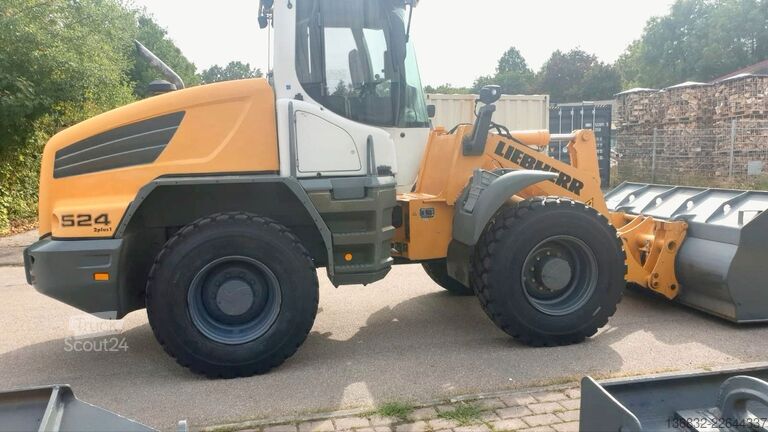Carregadora de rodas LIEBHERR L 524 kein 514 528 526 538 TOP - original Lack