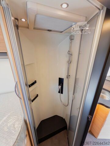 Entegre karavan MALIBU I 470 RB LE K comfort 4,2t Messeangebot CSD 2026