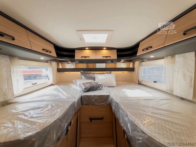Entegre karavan MALIBU I 470 RB LE K comfort 4,2t Messeangebot CSD 2026
