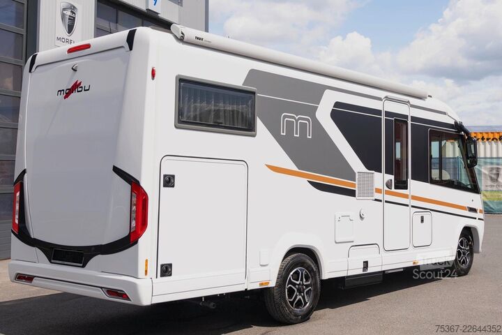 Entegre karavan MALIBU I 470 RB LE K comfort 4,2t Messeangebot CSD 2026