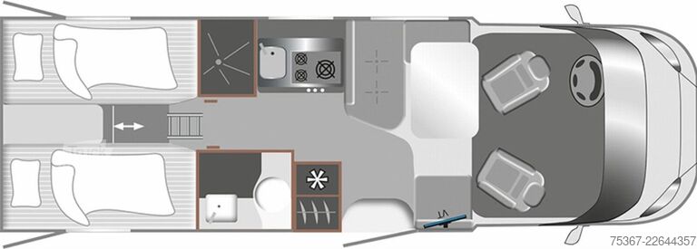 Félintegrált lakóautó LMC Cruiser 750 EL Messeangebot CSD 2026