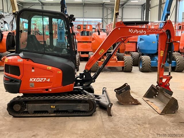 Minigraafmachine Kubota KX 027-4 HI