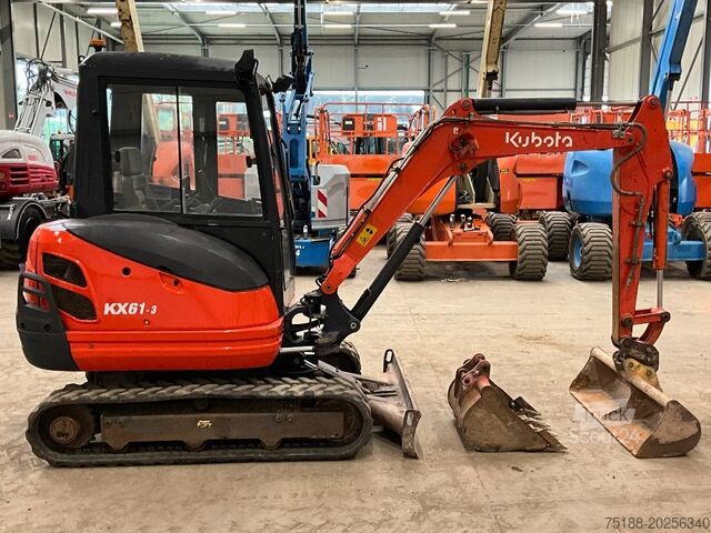 Minigraafmachine Kubota KX 61-3