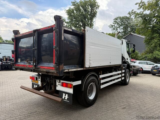 3-sidig tipp Iveco Trakker 360 2 Zijdige kipper 4x4 HIAB Kraan NL ...