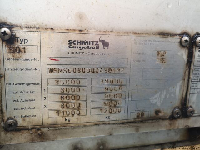 Açık kasa Schmitz Cargobull S01