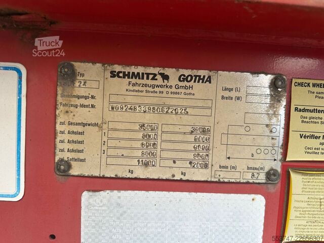 Konteyner taşımacılığı Schmitz Cargobull Gotha SCF 24 T