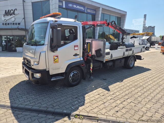 Valníkový nákladní vůz s hydraulickou rukou (HDS) Renault D 7.5 180 - FASSI 32B