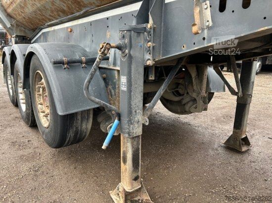 Напівпричіп-самоскид SCHWARZMüLLER KIPPMULDE 25M³, SAF, PODEST, HYVA