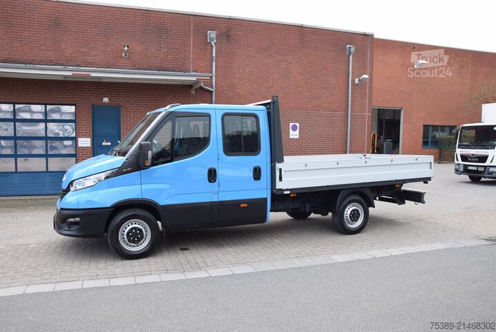 Pick-up skåpbil Iveco Daily  35S18 DOKA 7-Sitzer Pritsche Maxi AHK 3,5T