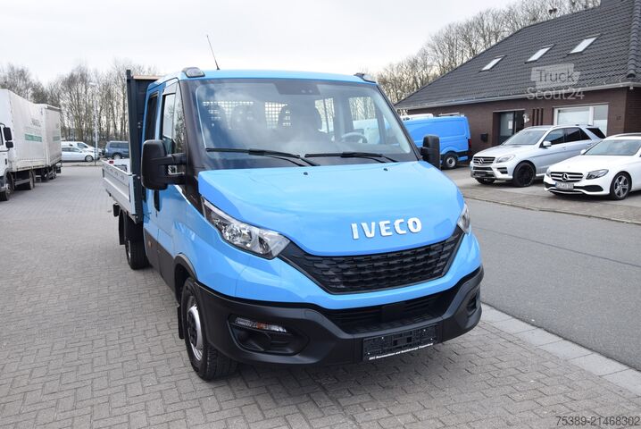 Pick-up skåpbil Iveco Daily  35S18 DOKA 7-Sitzer Pritsche Maxi AHK 3,5T