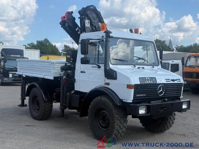 Vrachtauto met open laadbak Unimog U1450 Atlas 105.1 Fernbedieung 5t. Traglast 1.Hd
