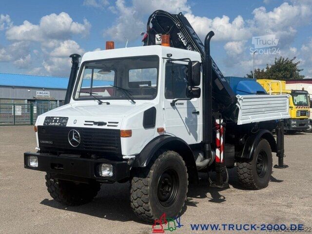 Vrachtauto met open laadbak Unimog U1450 Atlas 105.1 Fernbedieung 5t. Traglast 1.Hd