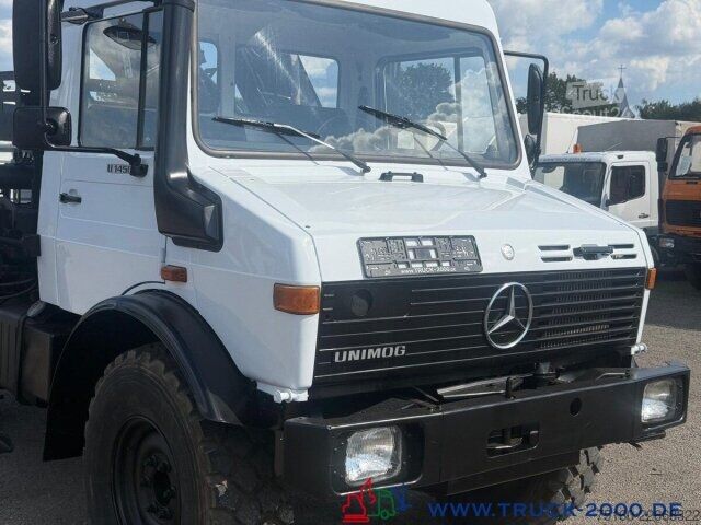 Vrachtauto met open laadbak Unimog U1450 Atlas 105.1 Fernbedieung 5t. Traglast 1.Hd