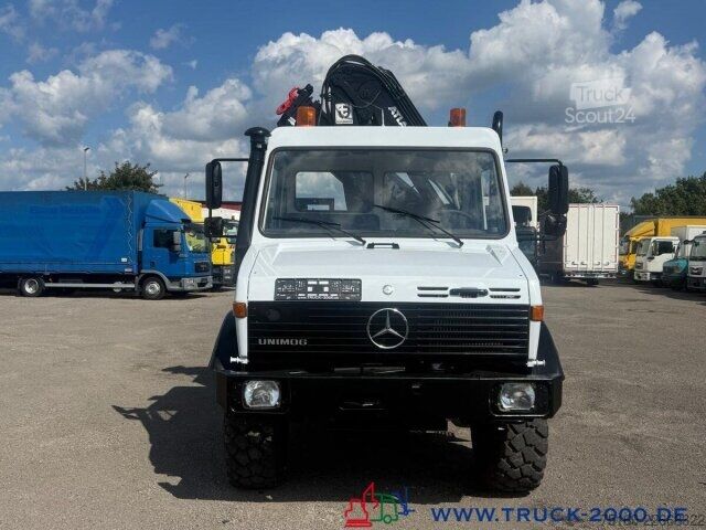 Vrachtauto met open laadbak Unimog U1450 Atlas 105.1 Fernbedieung 5t. Traglast 1.Hd