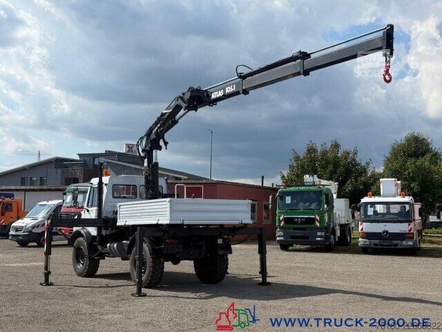 Vrachtauto met open laadbak Unimog U1450 Atlas 105.1 Fernbedieung 5t. Traglast 1.Hd