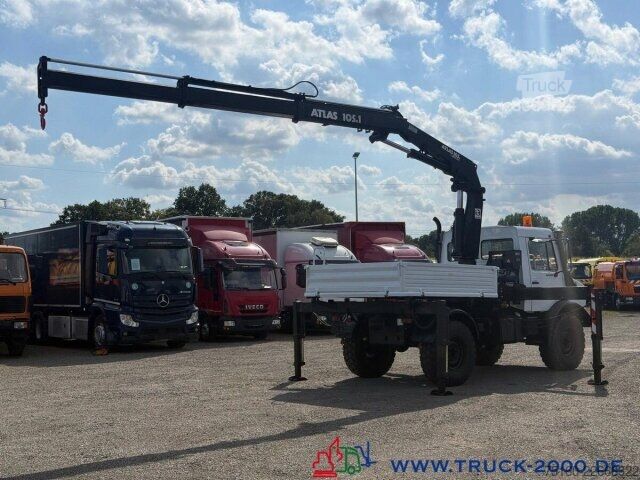 Vrachtauto met open laadbak Unimog U1450 Atlas 105.1 Fernbedieung 5t. Traglast 1.Hd