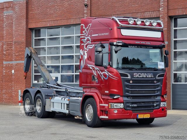 Sistema de brazo de gancho Scania R730 Topline 6x4 - 25t Mobas hooklift - Retarde...