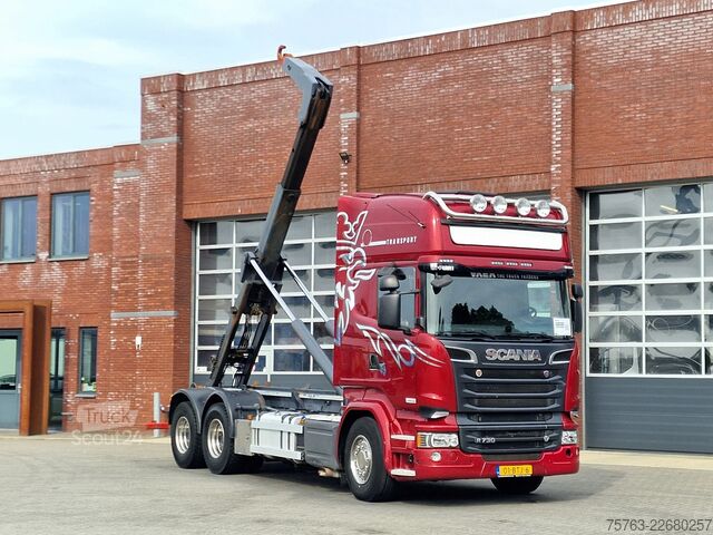 Sistema de brazo de gancho Scania R730 Topline 6x4 - 25t Mobas hooklift - Retarde...