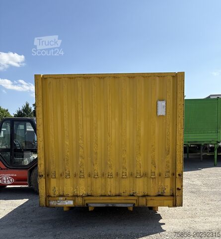 Platforma wymiany nadwozia przyczepy Krone Baustoff Wechselbrücke 7,45m Türen