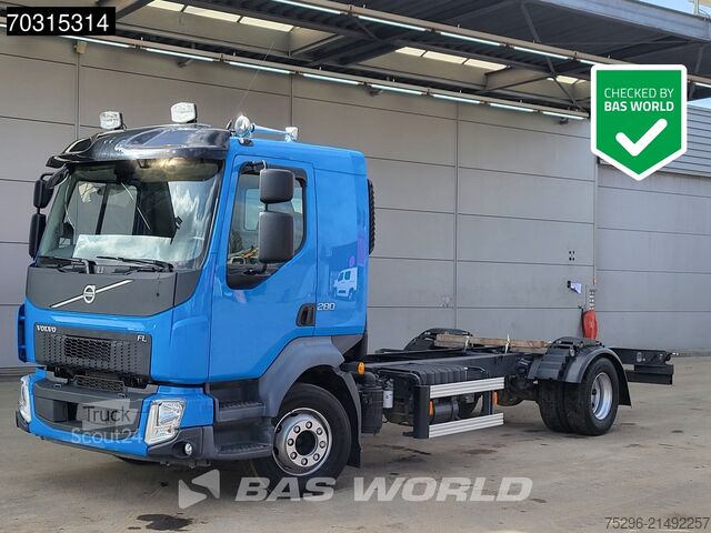 Kabinli şasi Volvo FL 280 4X2 16tons chassis 4700mm wheelbase PTO ...