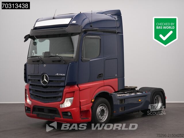 Standaard trekker Mercedes Actros 1846 4X2 Bigspace Retarder Mirrorcam Navi