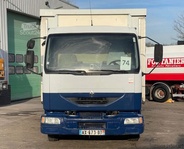 Schuifzeil Renault Midlum 180 11,9t  Manual.  490026 km, MOT 02-04...