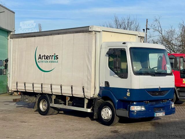 Schuifzeil Renault Midlum 180 11,9t  Manual.  490026 km, MOT 02-04...