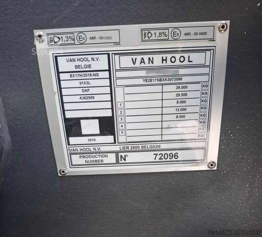 Touringcar Van Hool EX17 HIGH
