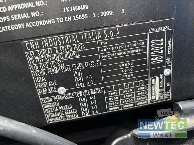 Trattore New Holland T 6.180 METHANE POWER EC