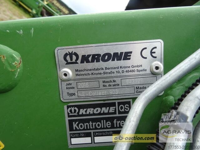 Комбайн для збирання врожаю Krone EASY COLLECT 903