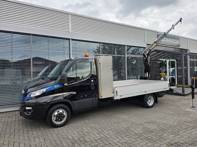 Lastbilmonterad kranbil IVECO Daily  35 C 16 Hi-Matik Pritsche-Kran 3 Ausschüb
