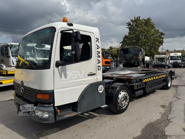 Caminhão com carroçaria intercambiável MERCEDES-BENZ Kögel-KAMAG-Wiesel/WBH25/BDF+Auflieger/Umsetzer/