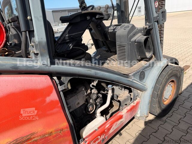 Фронтальный погрузчик-вилочный LINDE H 50T-01 *Seitenschieber*2010*Autogas