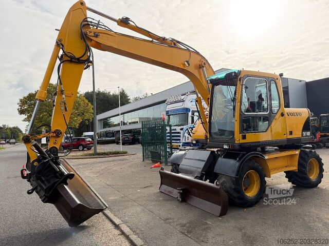 Колесный экскаватор Volvo EW 140 B *FULL HYDR* - BLADE - 10.485h - TILT B...
