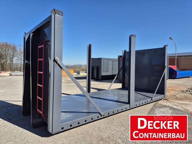Roll-off container Decker Containerbau Schalungsplattform, Abrollcontainer