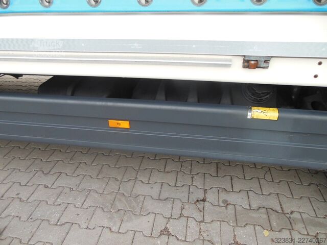 Φορτηγό πλατφόρμα με μουσαμά MERCEDES-BENZ 1223 Atego, 19 Paletten, Garantie, TOP-ZUSTAND!!