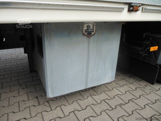 Φορτηγό πλατφόρμα με μουσαμά MERCEDES-BENZ 1223 Atego, 19 Paletten, Garantie, TOP-ZUSTAND!!