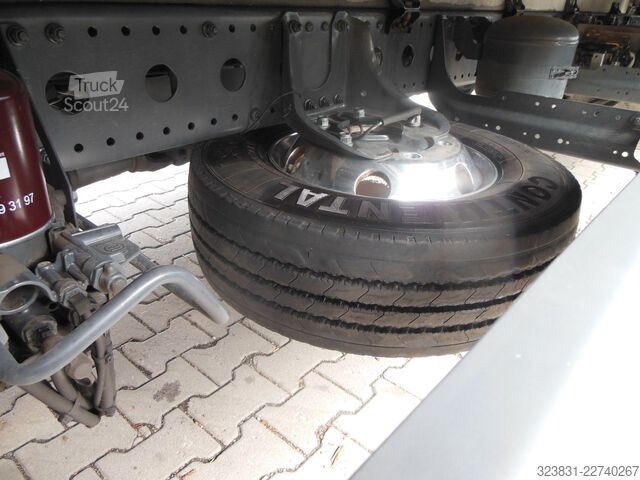 Φορτηγό πλατφόρμα με μουσαμά MERCEDES-BENZ 1223 Atego, 19 Paletten, Garantie, TOP-ZUSTAND!!