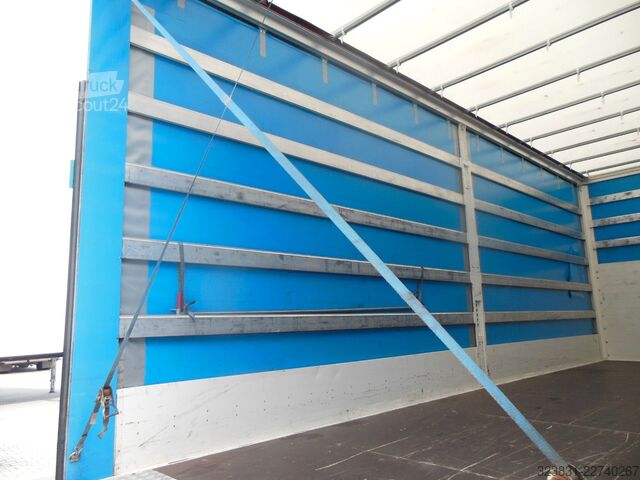Φορτηγό πλατφόρμα με μουσαμά MERCEDES-BENZ 1223 Atego, 19 Paletten, Garantie, TOP-ZUSTAND!!