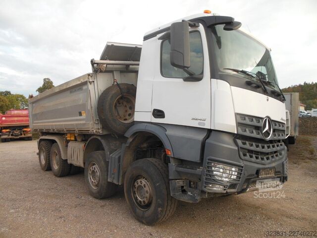 Üç taraflı damperli kamyon MERCEDES-BENZ 3245 Arocs, Meiller, Bordmatic,Unfall-Fahrbar