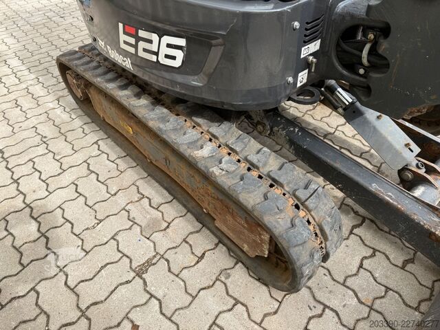 Mini ekskavatorius BOBCAT E26 / 2021 BJ / 2 x Löffel / 1.375 H