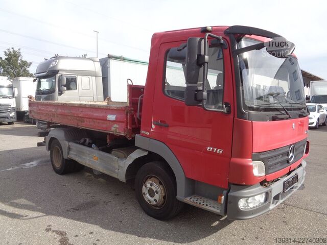Autoutilitară basculantă MERCEDES-BENZ Atego 816 K Blatt EU4 Meiller Kipper