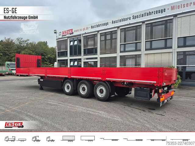 Auflieger mit Arbeitsbühne KÖGEL Multi Chassis, verstärkt, Bordwände
