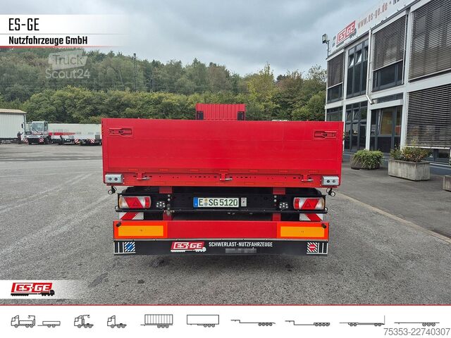 Auflieger mit Arbeitsbühne KÖGEL Multi Chassis, verstärkt, Bordwände