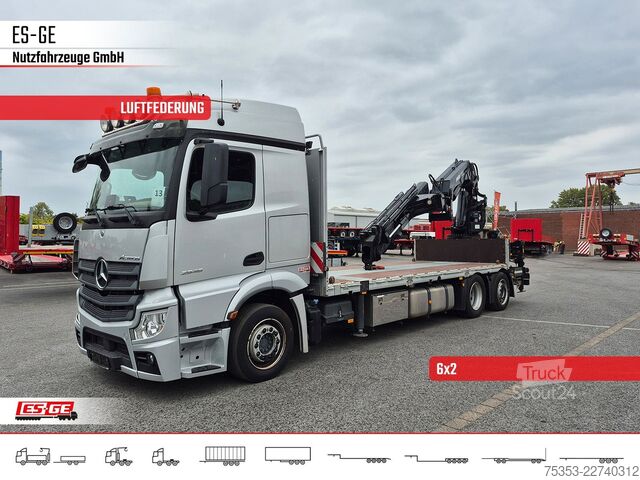 Valník MERCEDES-BENZ 2546 L 6X2 ACTROS, Pritsche, MKG HLK 531