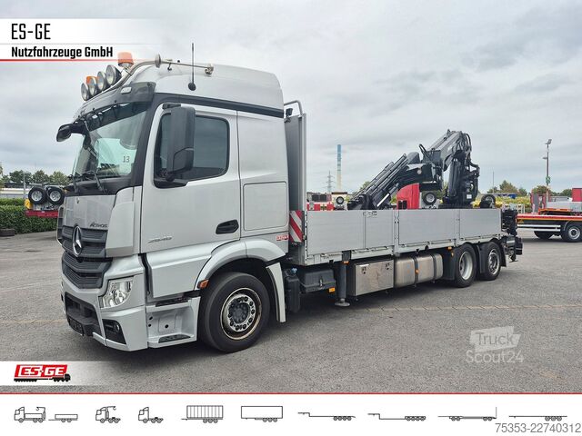 Valník MERCEDES-BENZ 2546 L 6X2 ACTROS, Pritsche, MKG HLK 531