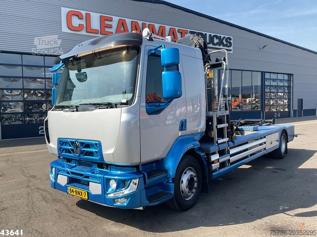 Haakarmsysteem Renault D 240 Euro 6 HMF 10 Tonmeter laadkraan Just 66...