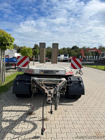 Remorque porte-engins surbaissée FLIEGL VTS 400 4-Achs Tieflader Parabel Hydraulik